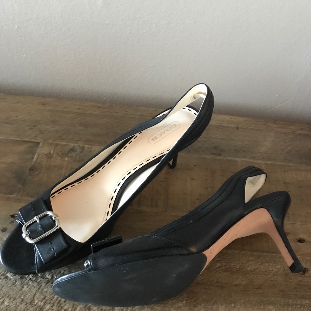 Coach sling backs